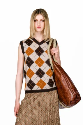 Argyle Knitwear Vest