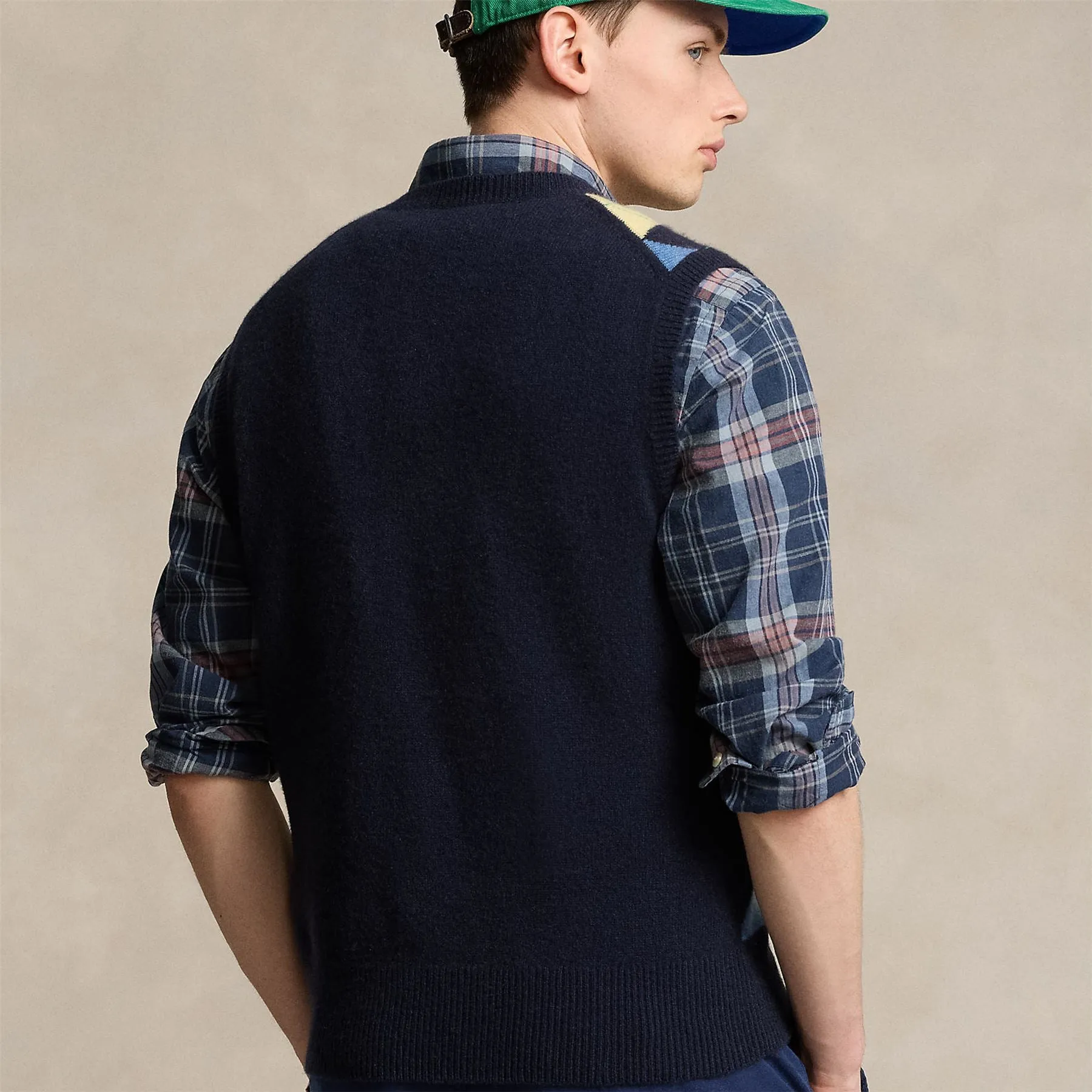 Argyle Vest Navy Combo - SS24