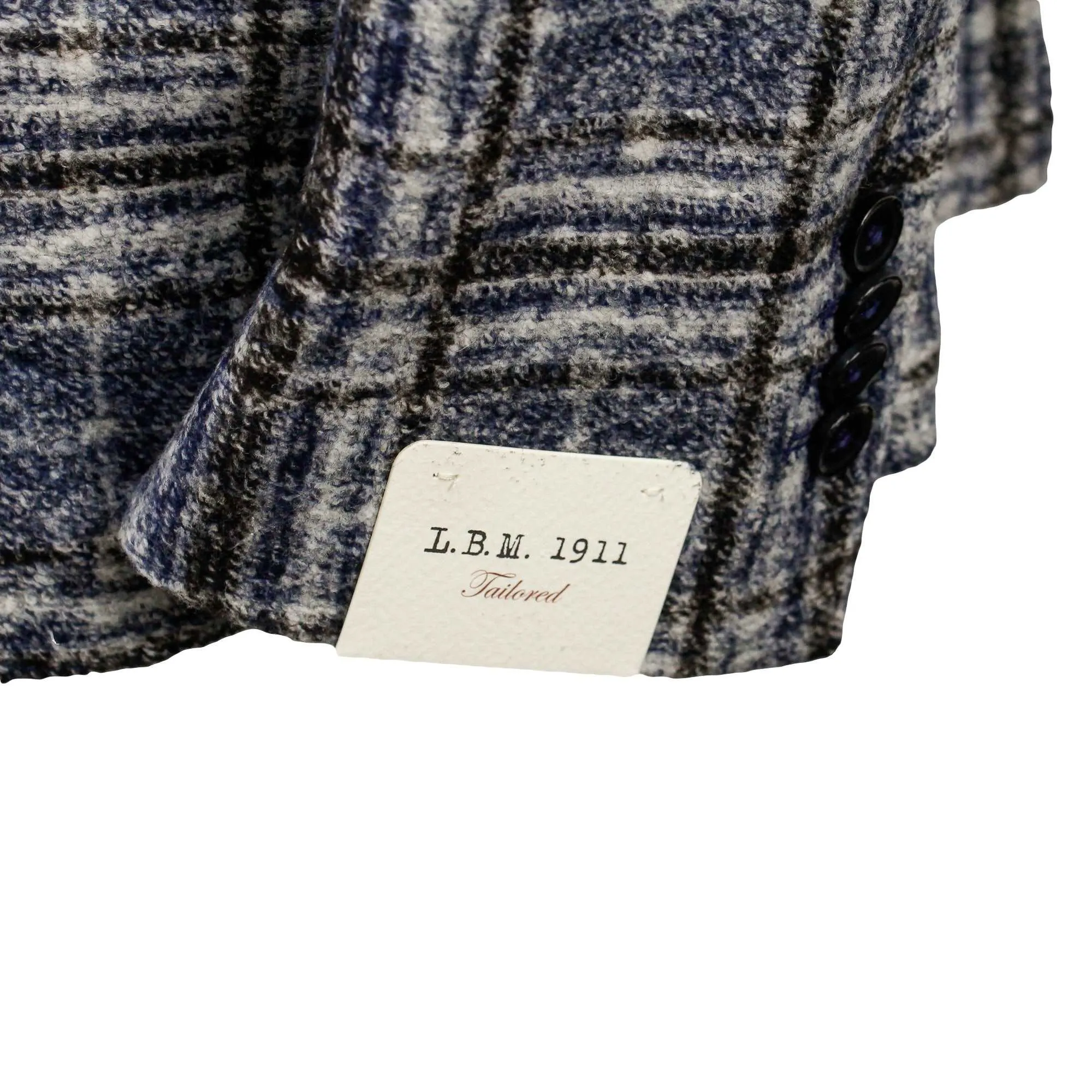 Blue Checked Wool Knit Sport Jacket - L.B.M 1911