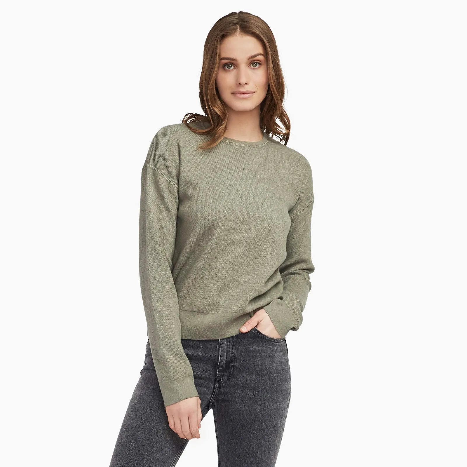 Café Cotton Cashmere Sweatshirt