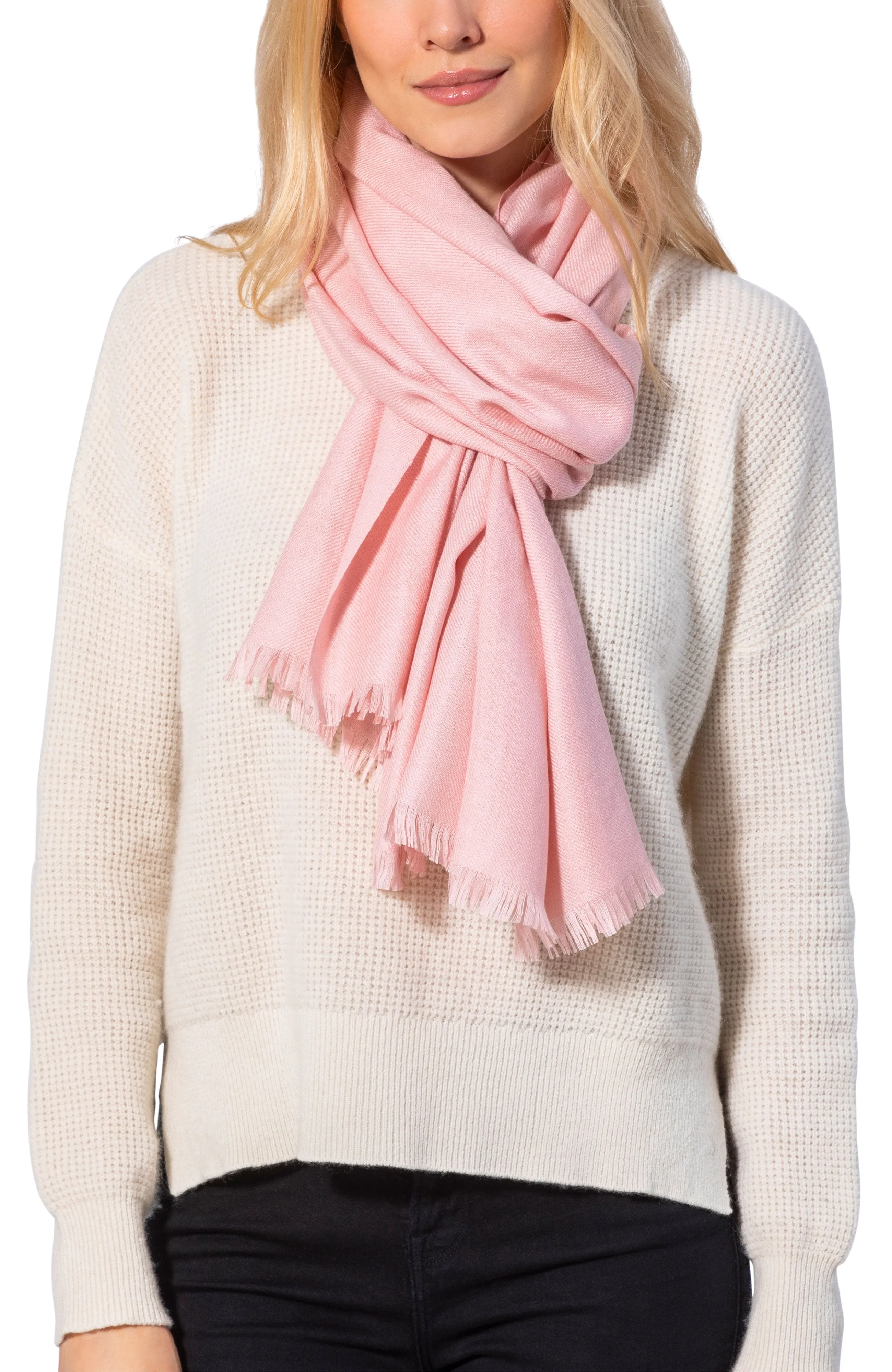 CASHMERE BLEND SOLID WRAP