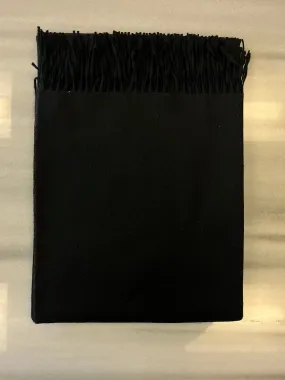 Cashmere Throw in Black