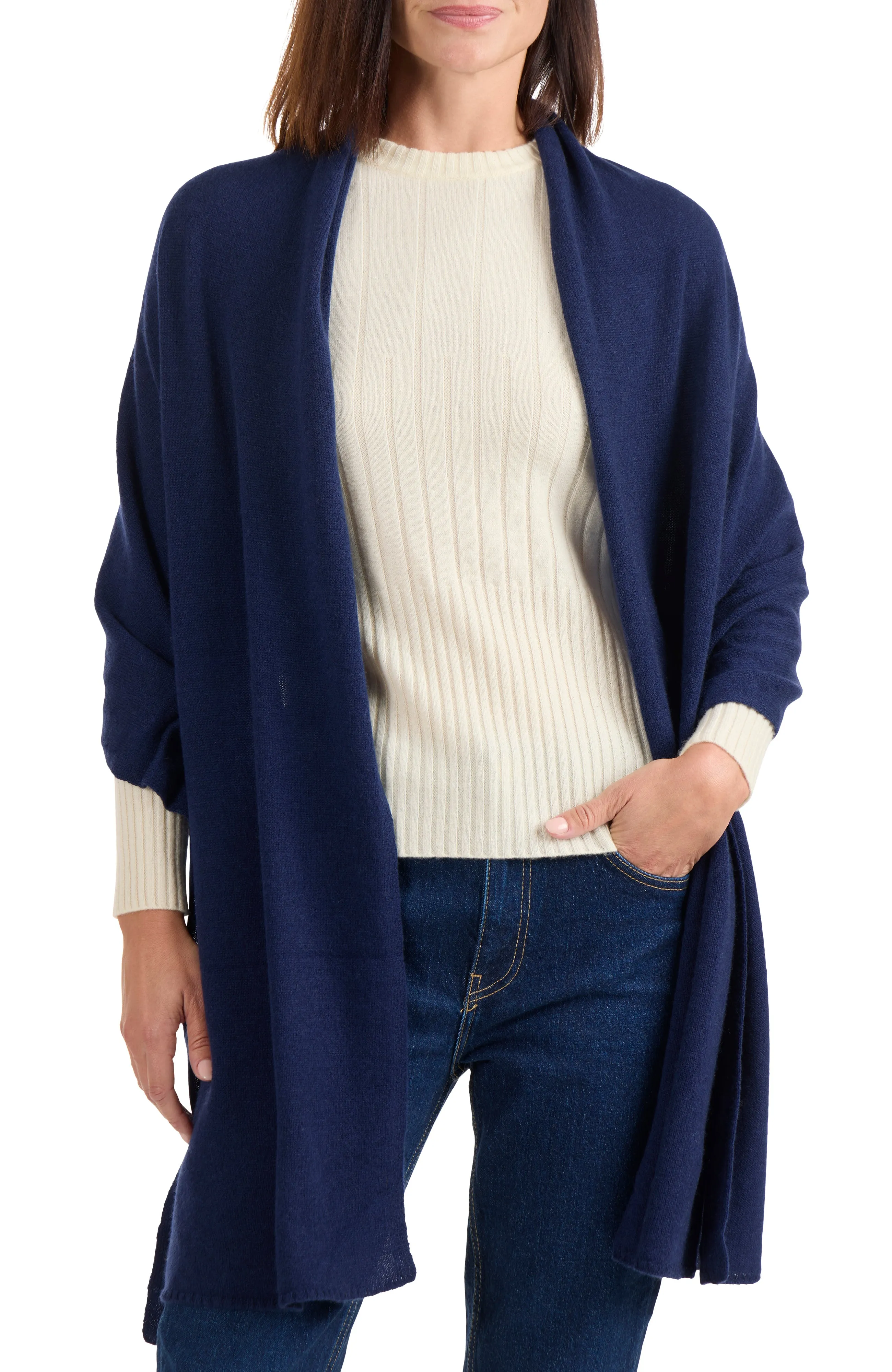 CASHMERE TRAVEL WRAP