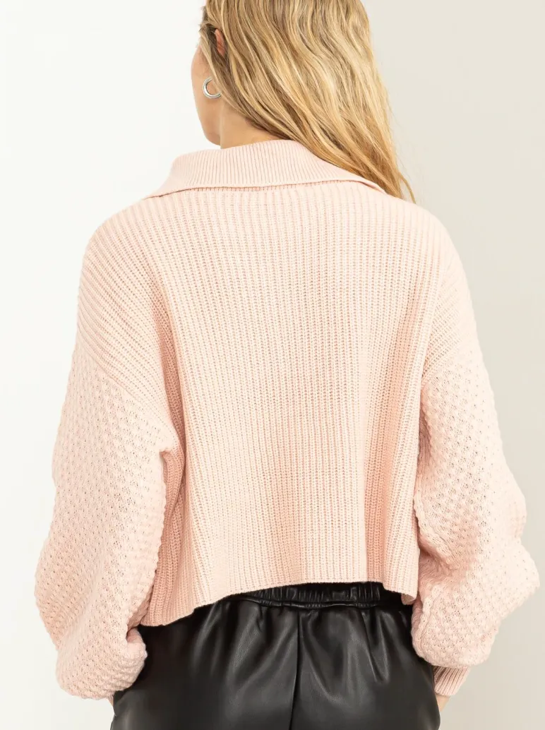 CAYA CABLE KNIT SWEATER