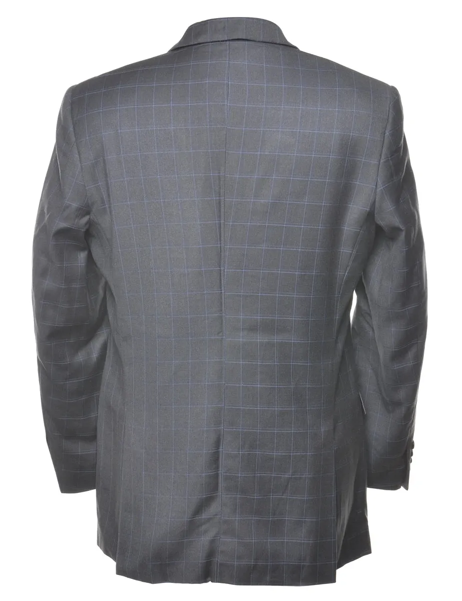 Checked Blazer - M