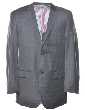 Checked Blazer - M