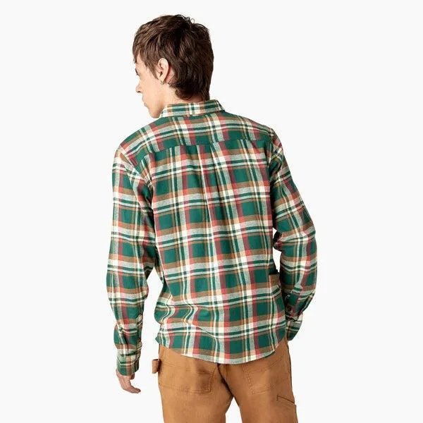 Dickies x Jameson Whiskey Flannel Shirt Green Plaid