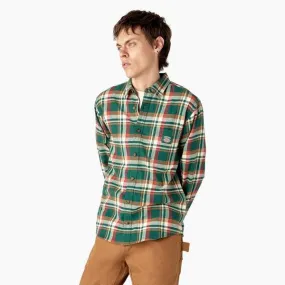 Dickies x Jameson Whiskey Flannel Shirt Green Plaid