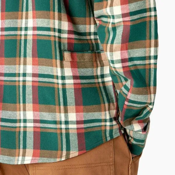 Dickies x Jameson Whiskey Flannel Shirt Green Plaid