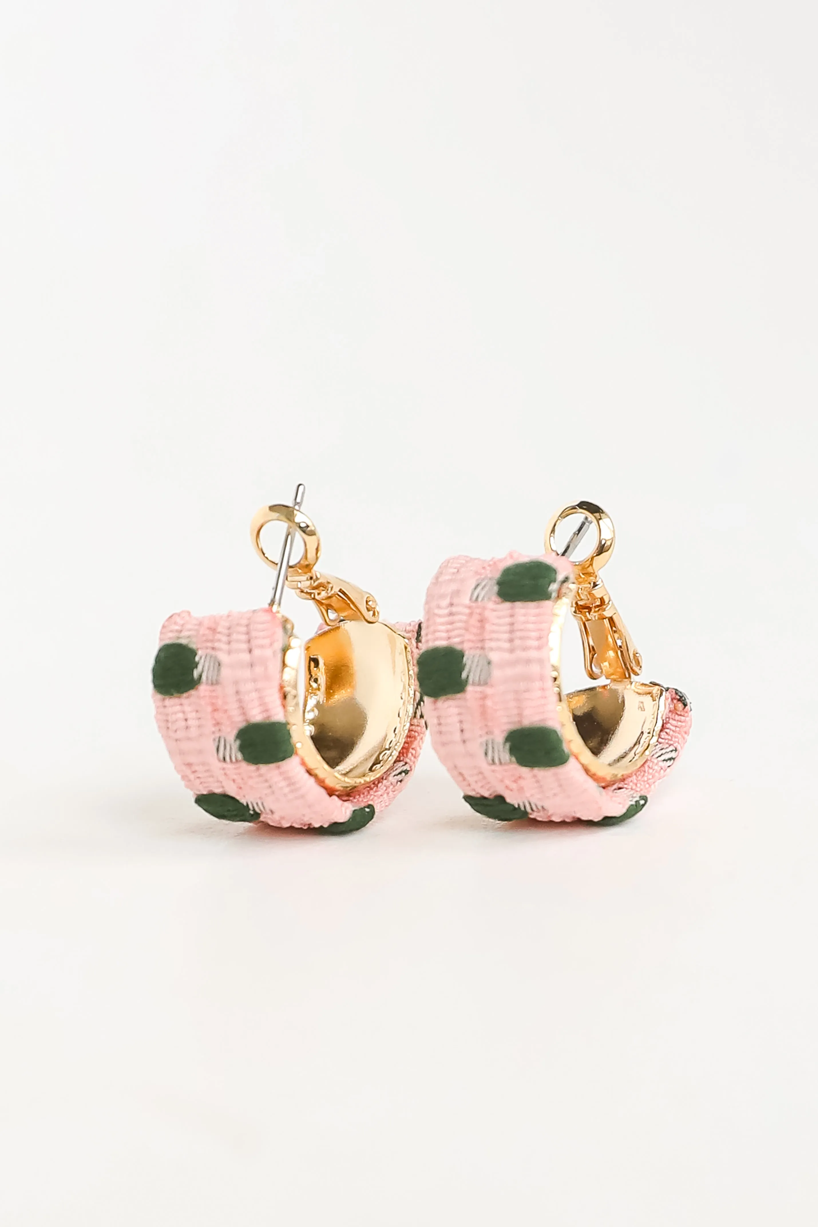 FINAL SALE - Molly Polka Dot Mini Hoop Earrings