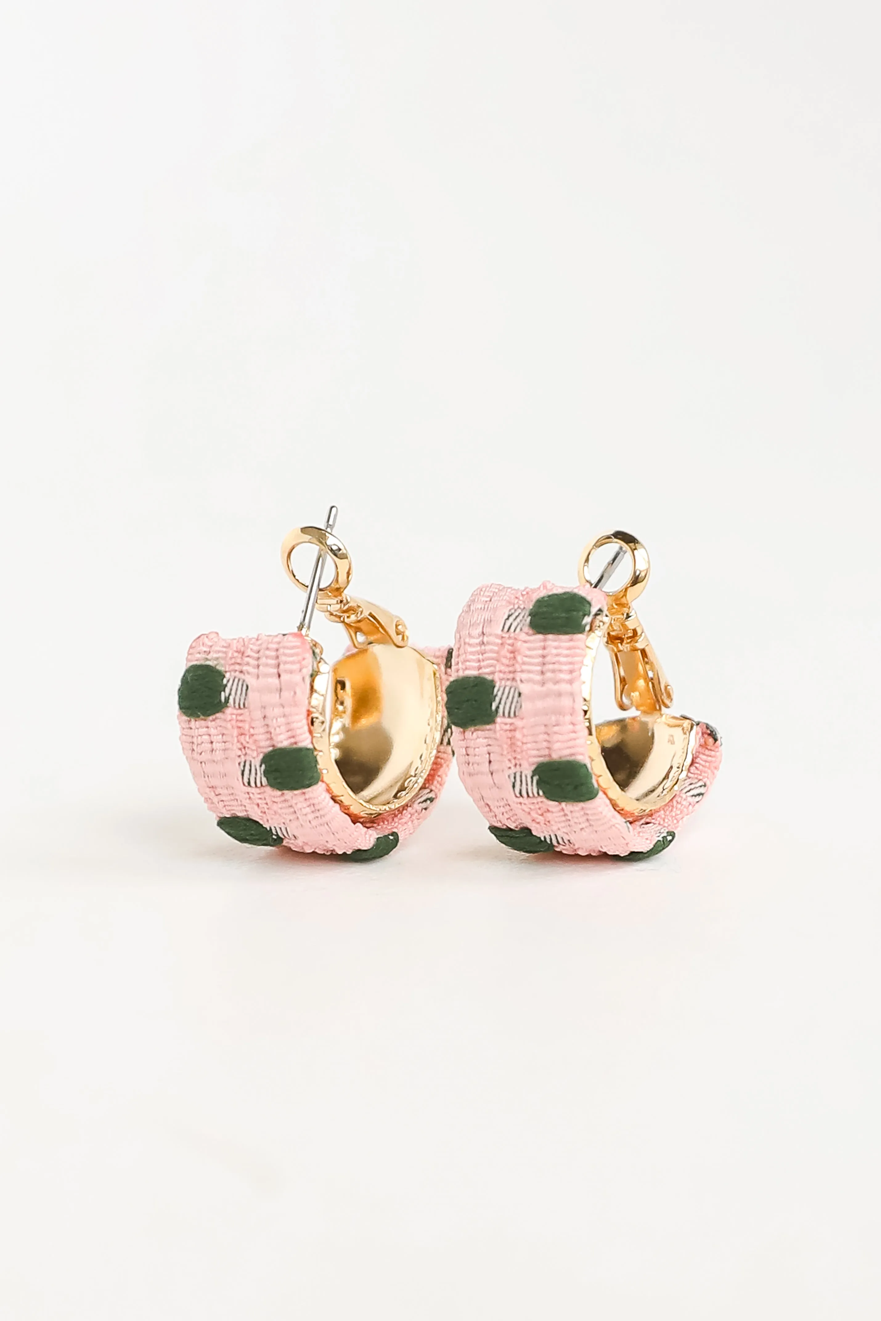 FINAL SALE - Molly Polka Dot Mini Hoop Earrings