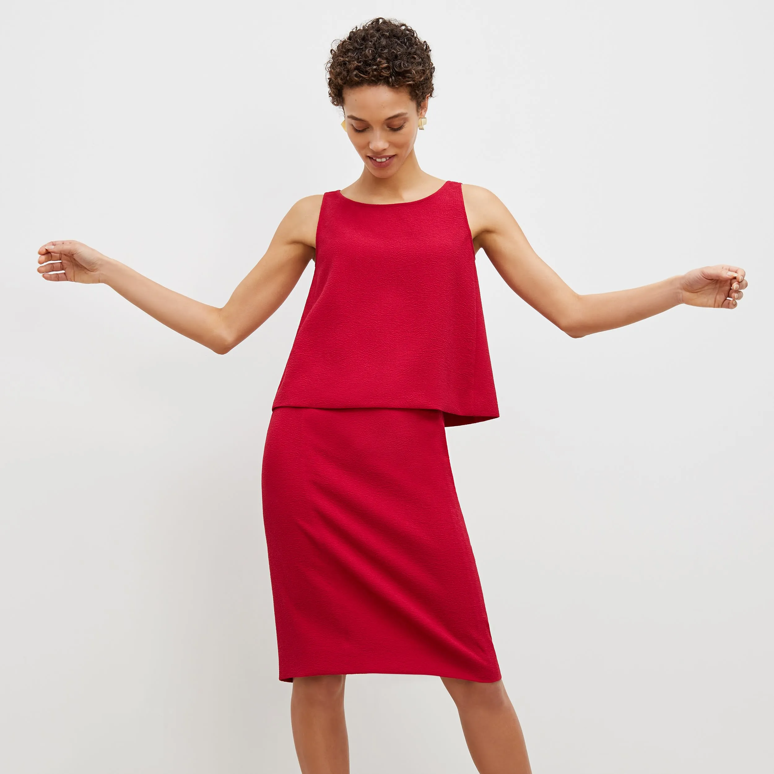 Flaka Top - Staccato :: Hibiscus