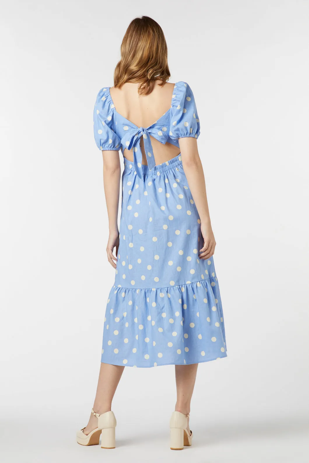 Lucy Polka Dot Midi Dress