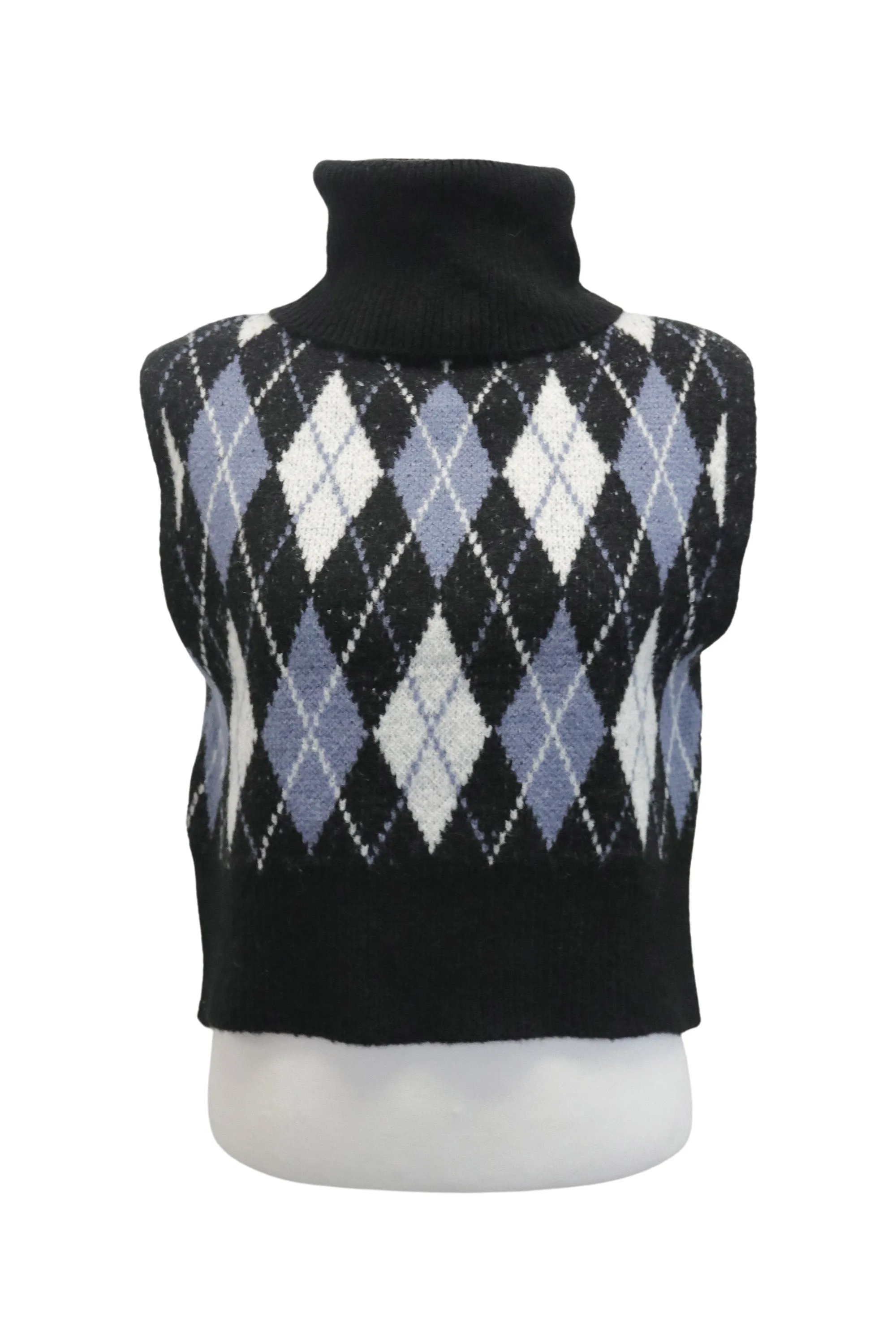 Ludi Argyle Knit Vest