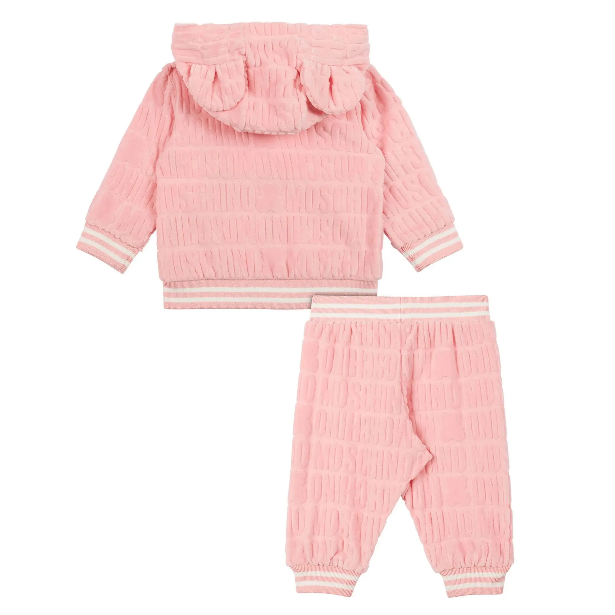 Moschino Baby Girls Velvet Teddy Tracksuit