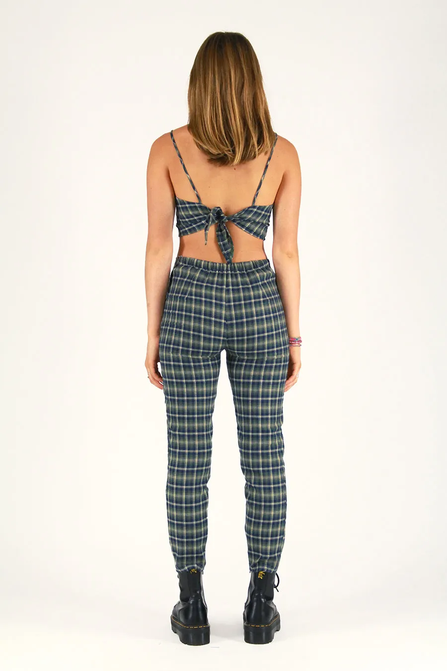 Pants - Flannel Green Plaid