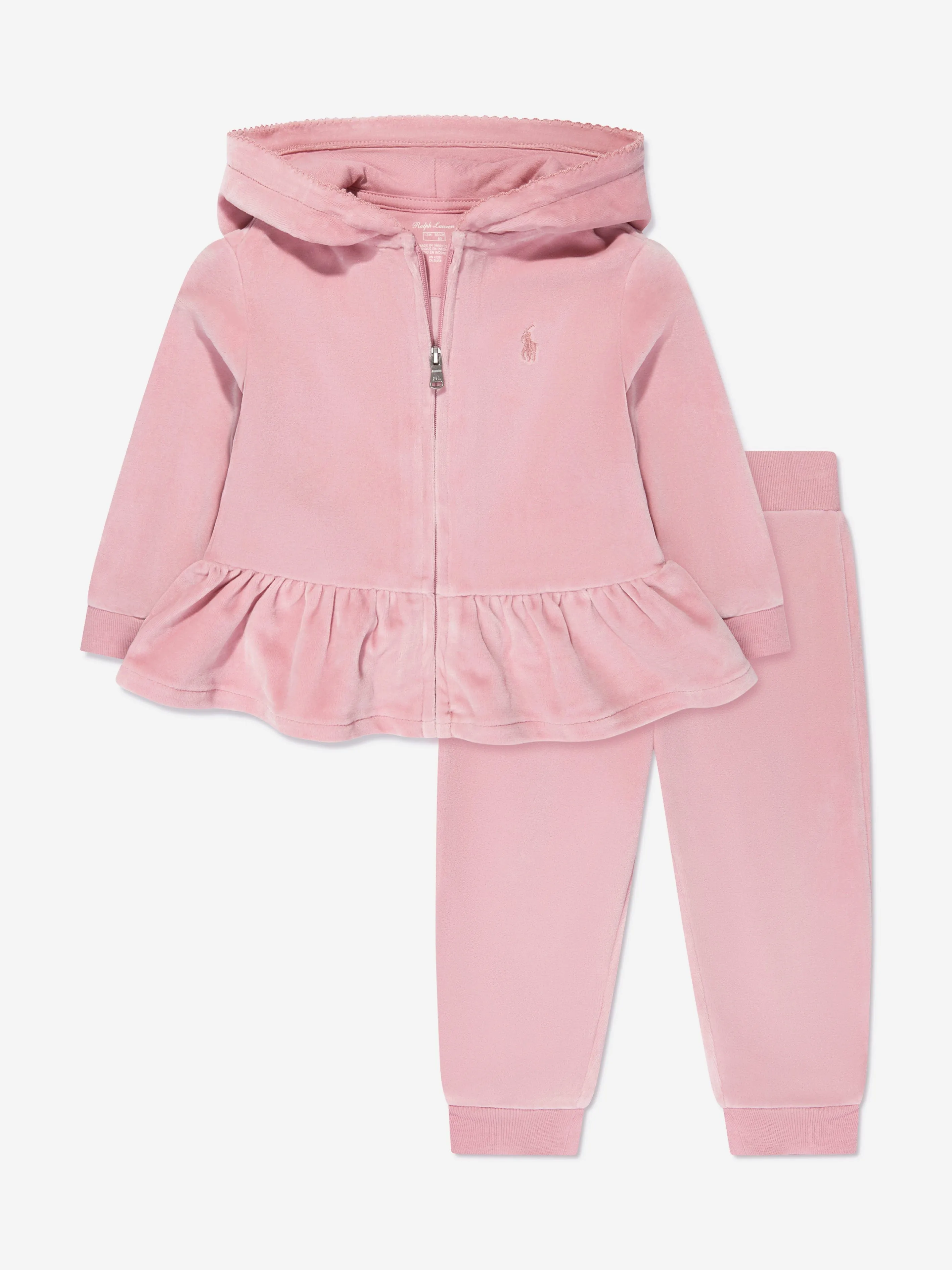 Ralph Lauren Baby Girls Tracksuit in Pink