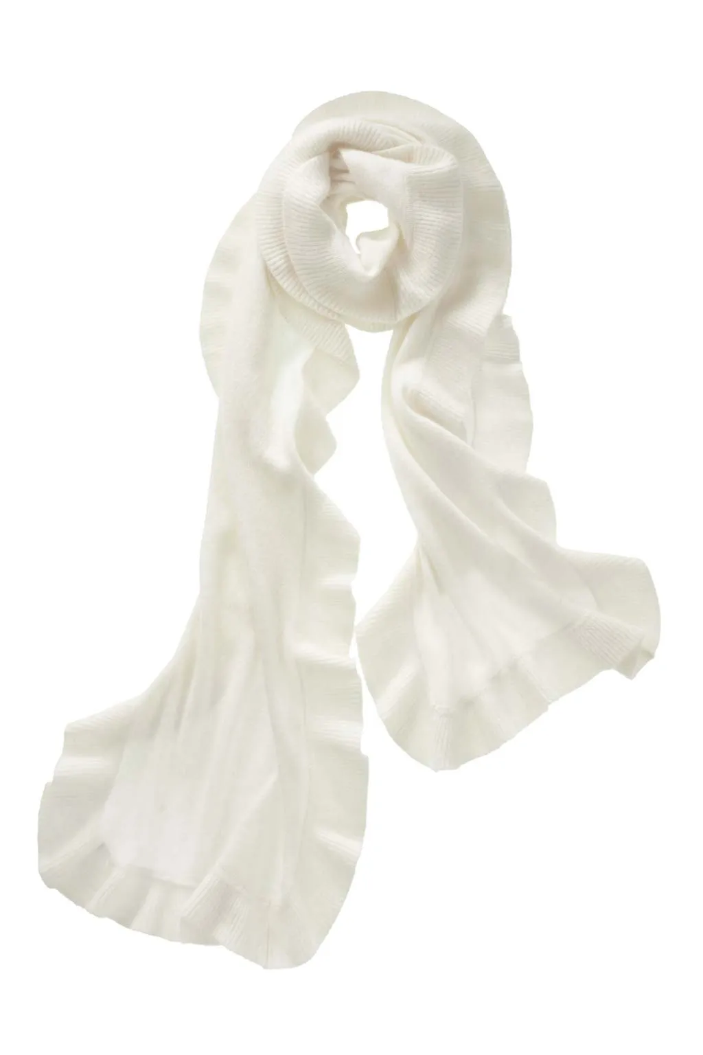 Ruffle Wrap - Ivory