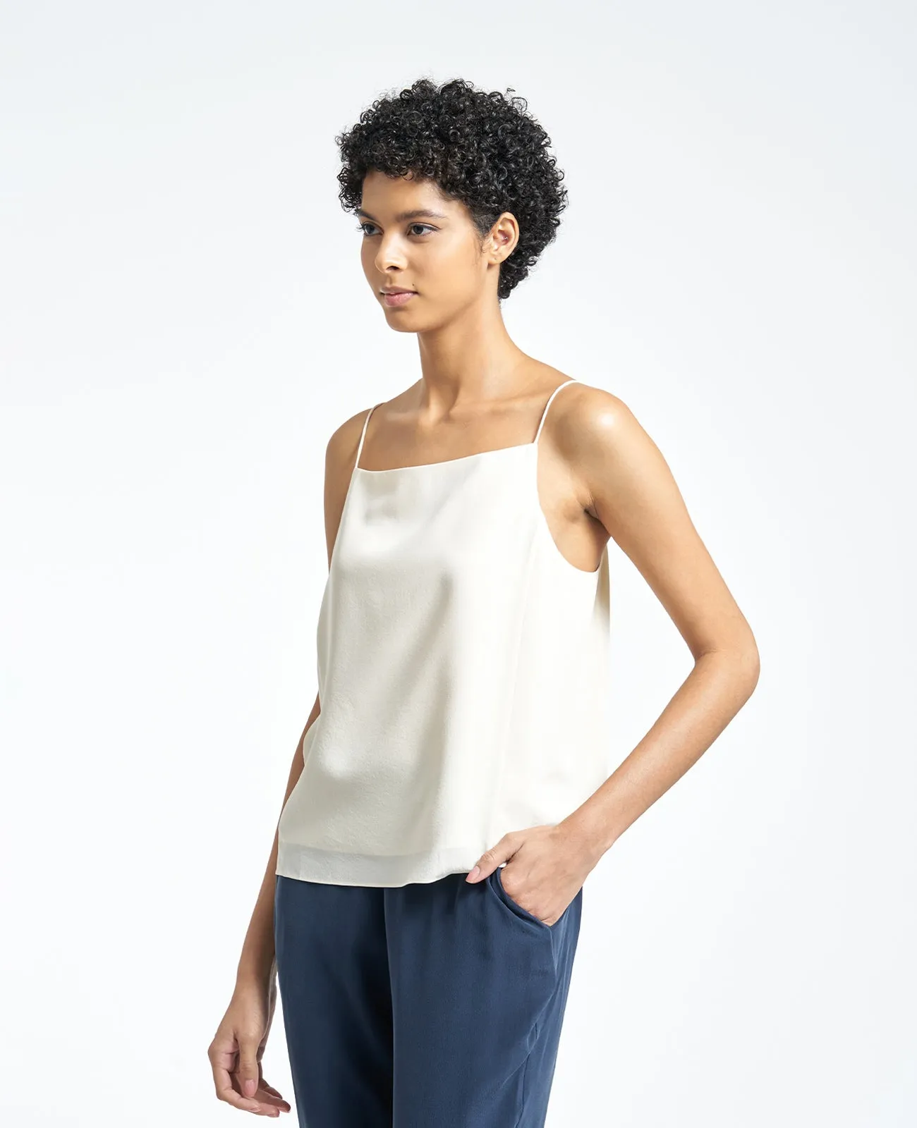 Silk Halter Camisole