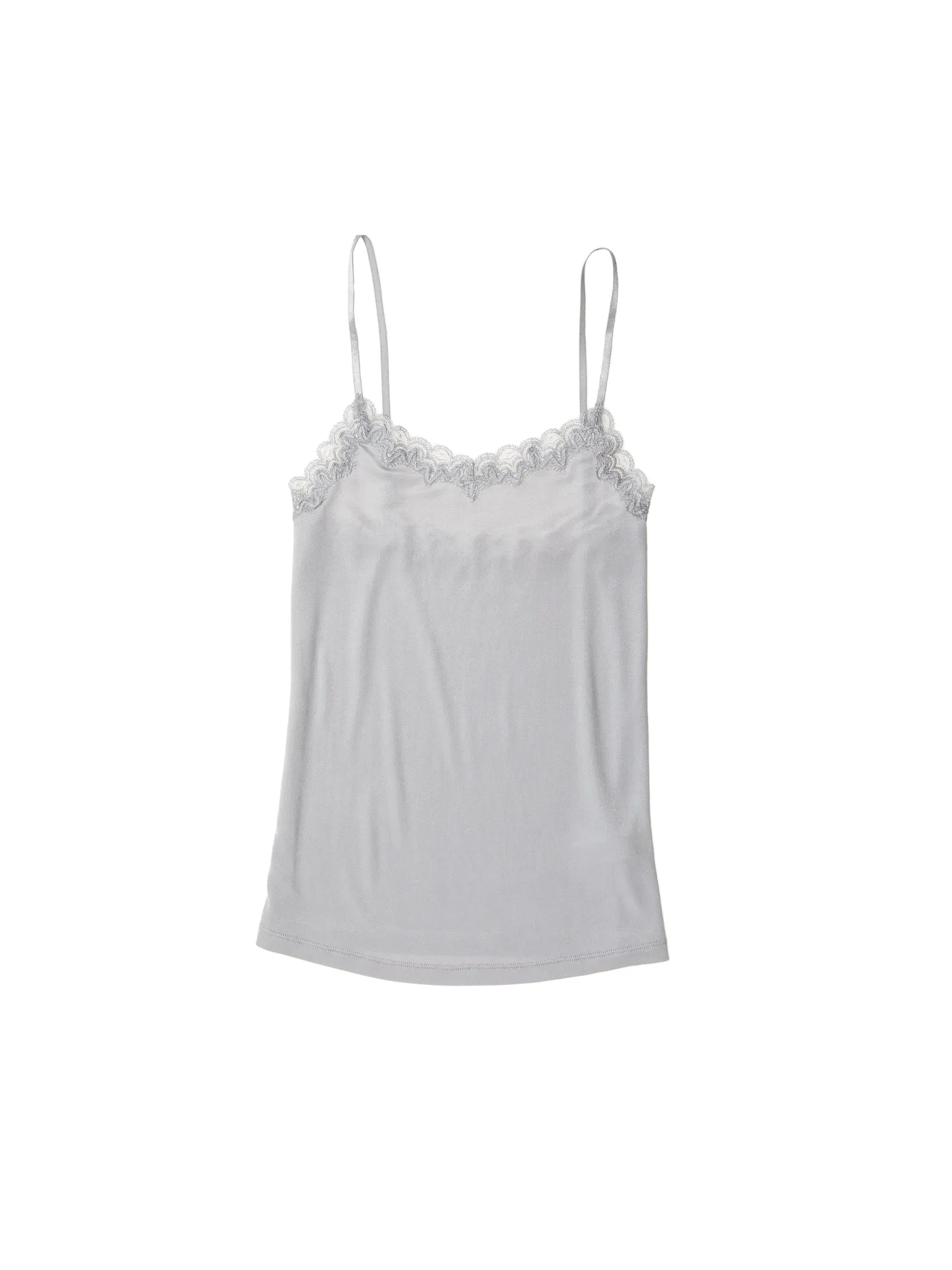 Soft Silk Lace Camisole - Alloy