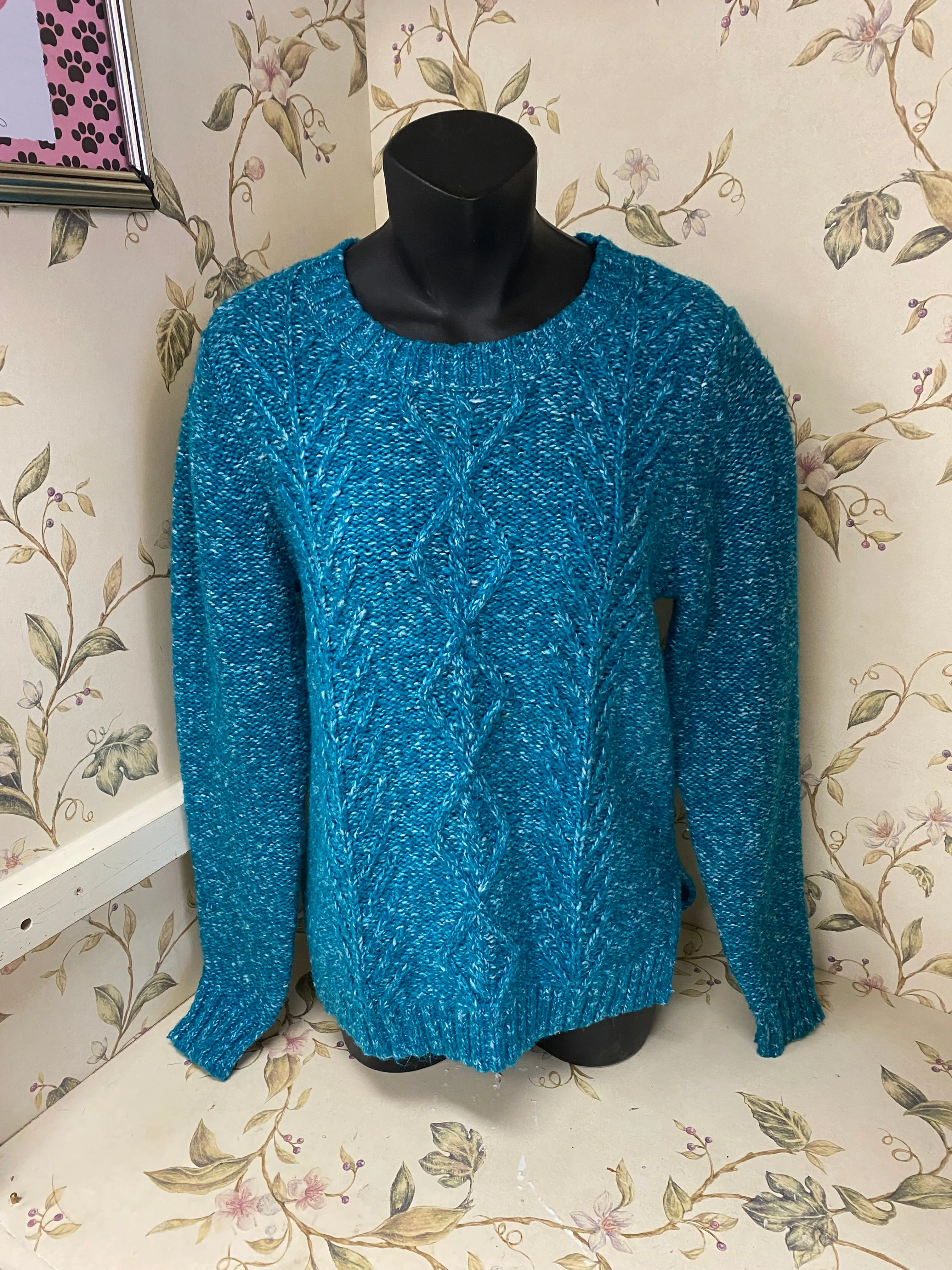 St Jons Bay teal Sweaters, medium