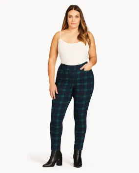 Super Stretch Plaid Pant | Navy Plaid