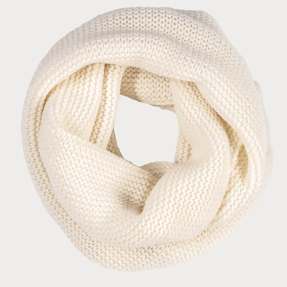 Superluxe Vanilla Cream Italian Cashmere Snood