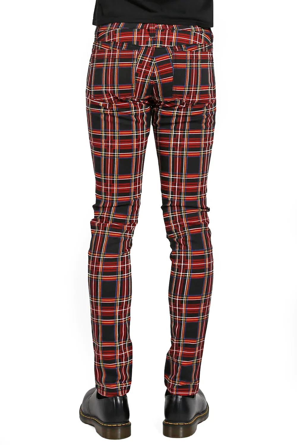 Tripp Rocker Jean [Black Plaid]