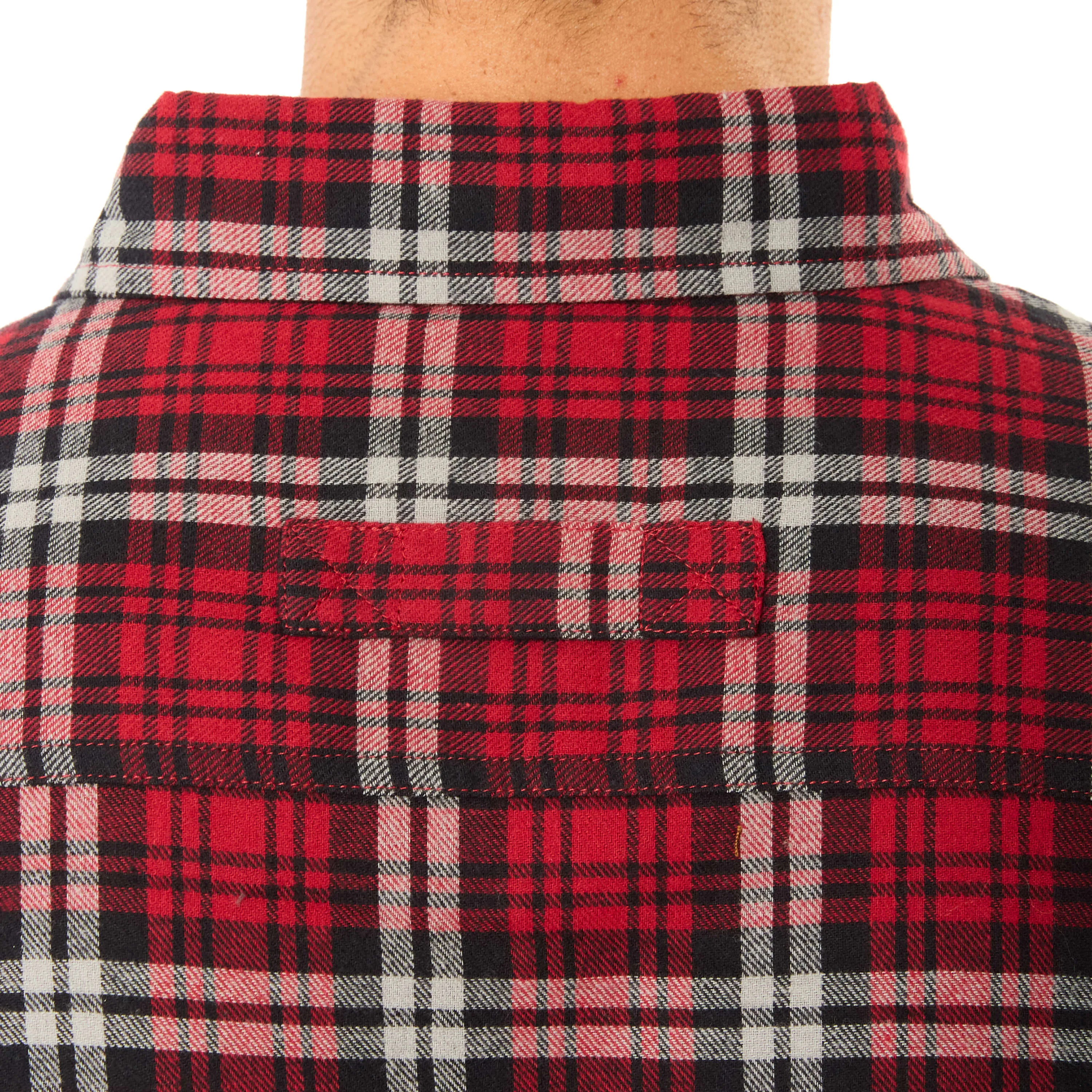 TWO-POCKET BUTTON DOWN FLANNEL SHIRT