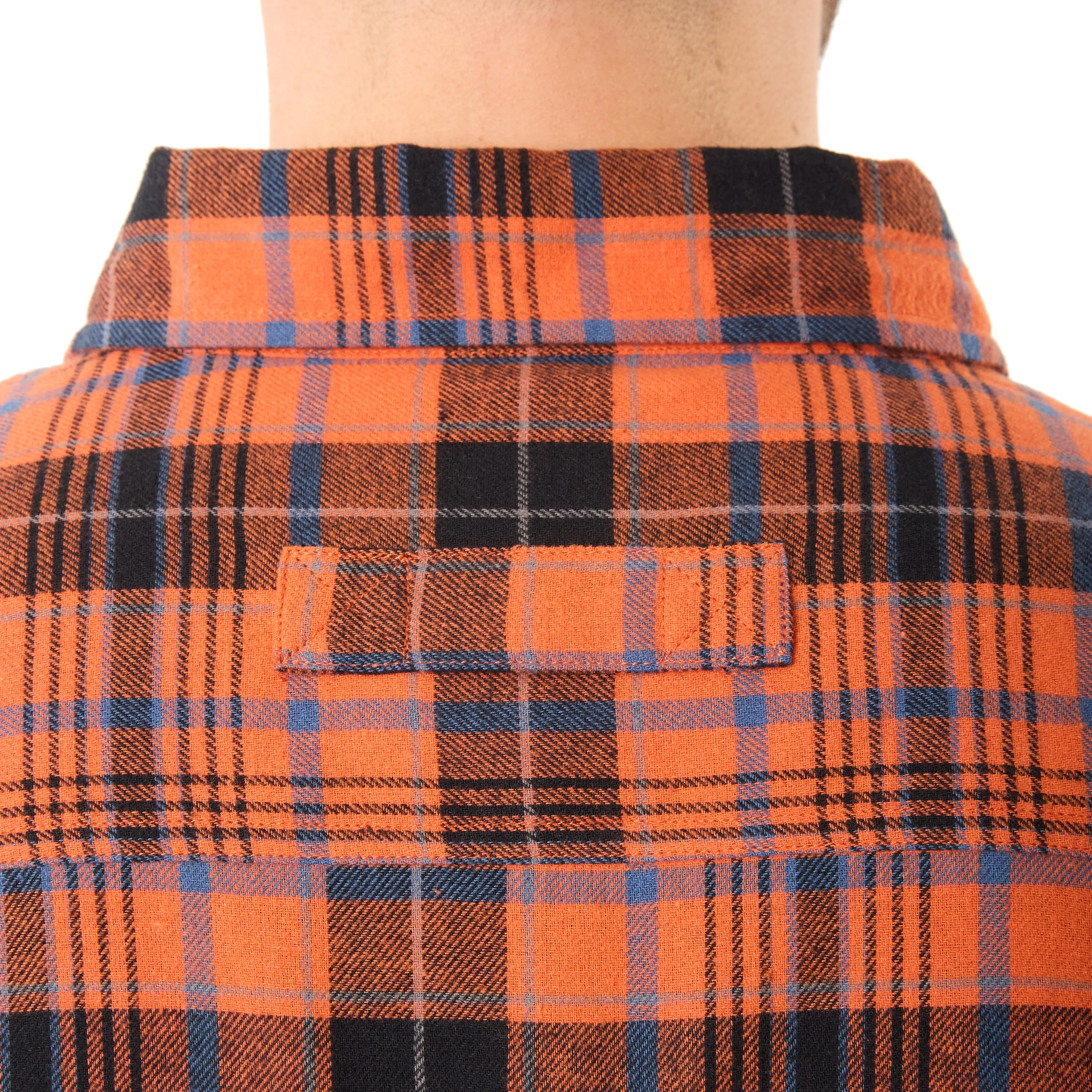 TWO-POCKET BUTTON DOWN FLANNEL SHIRT