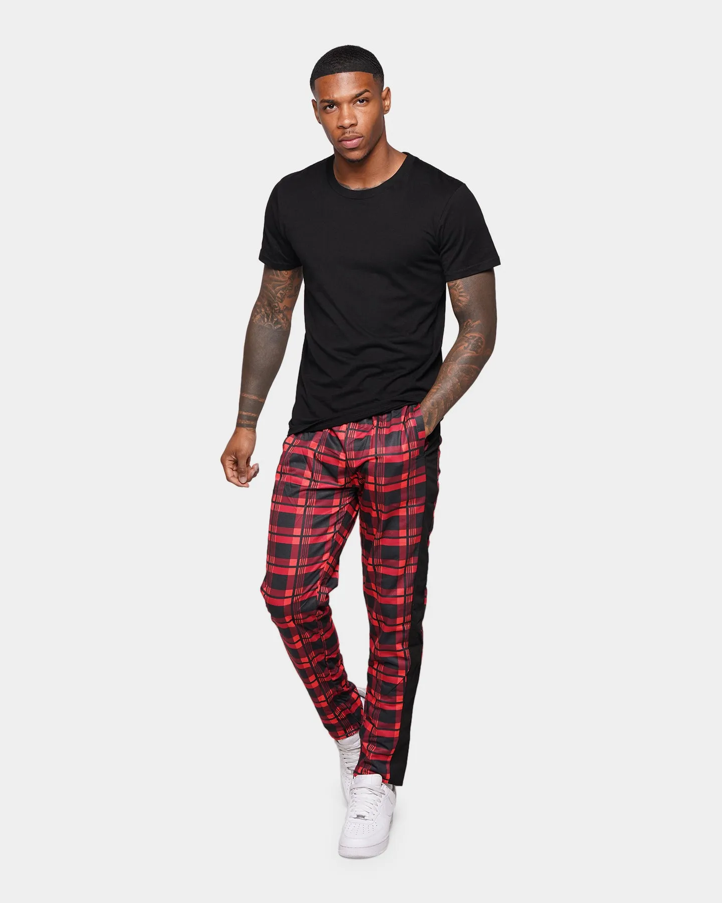 XXIII Cartaxo Plaid Pants Black/Red