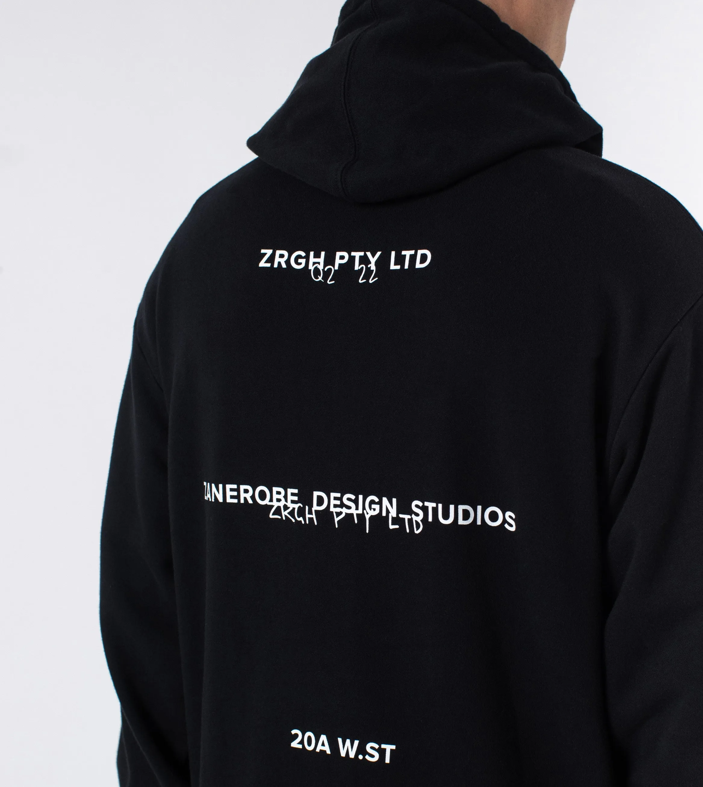 ZRGH Orgo Hood Sweat Black